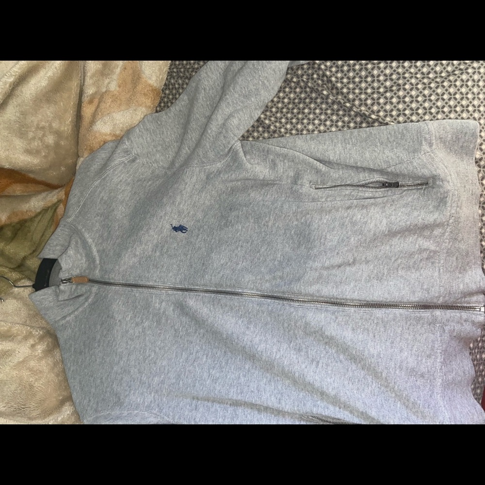 Polo hoodie zip up